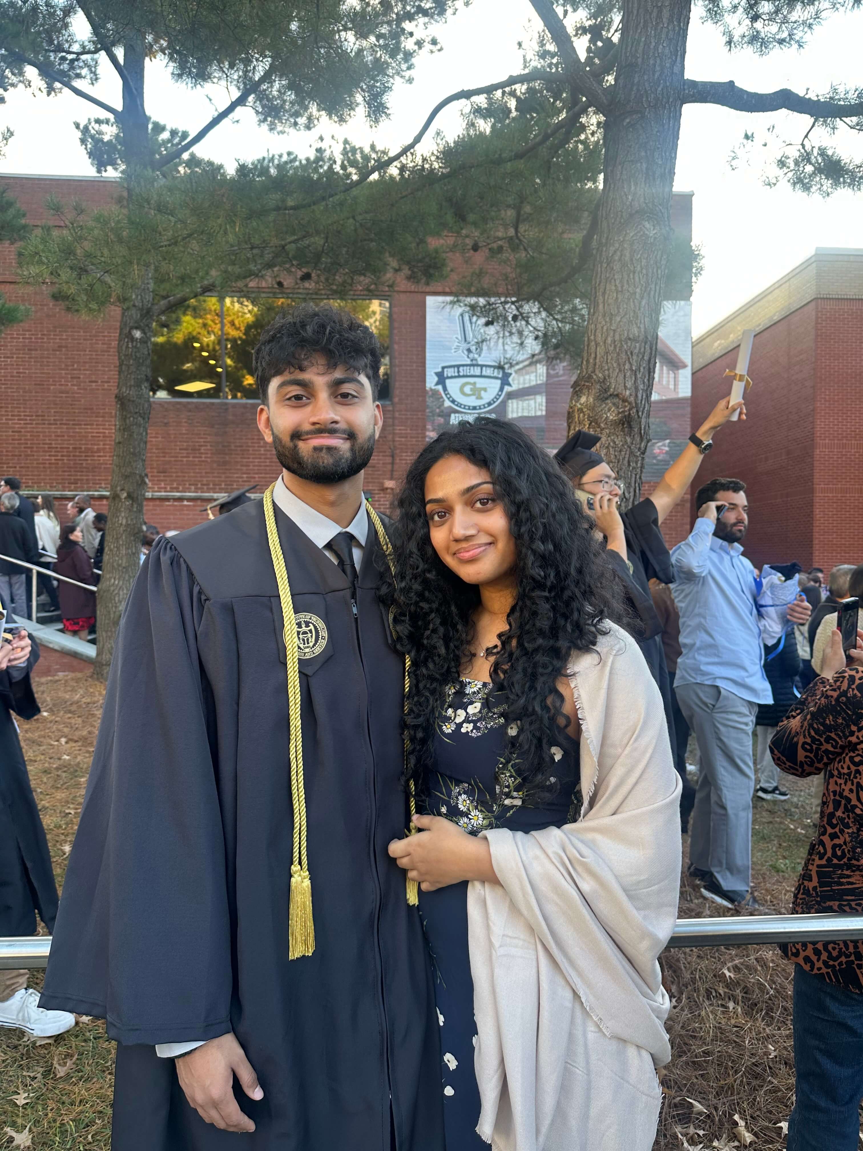 Sachin Bharadwaz at Georgia Institute of Technology graduation, December 2025